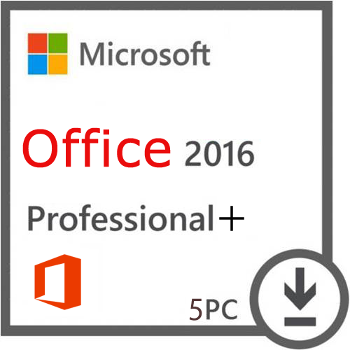 Microsoft office 2016 Professional + 日本語版 PC5台分