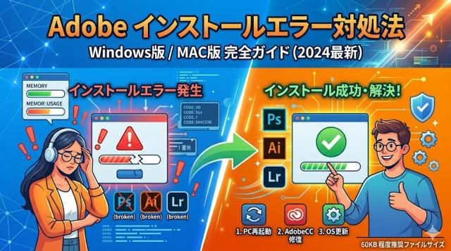インストールトラブル対処法（解消法）