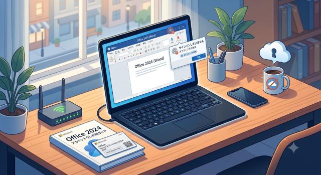 Office 2024はMicrosoftアカウントなしで使える？認証の仕組みとローカルアカウントで使う裏ワザ・注意点【2026年最新】